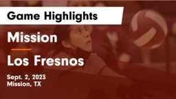 Mission  vs Los Fresnos  Game Highlights - Sept. 2, 2023