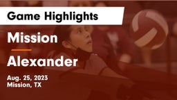 Mission  vs Alexander  Game Highlights - Aug. 25, 2023