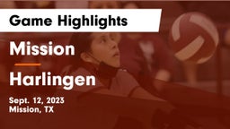 Mission  vs Harlingen  Game Highlights - Sept. 12, 2023
