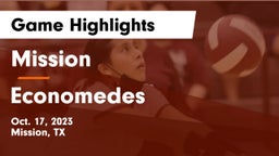 Mission  vs Economedes  Game Highlights - Oct. 17, 2023