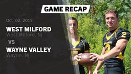 Recap: West Milford  vs. Wayne Valley  2015