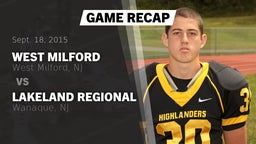 Recap: West Milford  vs. Lakeland Regional  2015