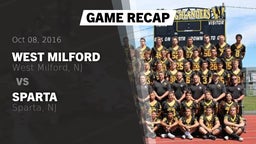 Recap: West Milford  vs. Sparta  2016
