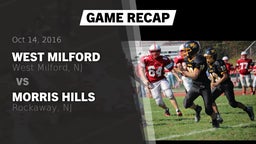 Recap: West Milford  vs. Morris Hills  2016