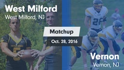 Matchup: West Milford High vs. Vernon  2016