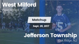 Matchup: West Milford High vs. Jefferson Township  2017