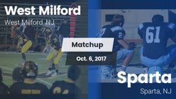 Matchup: West Milford High vs. Sparta  2017