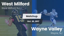 Matchup: West Milford High vs. Wayne Valley  2017