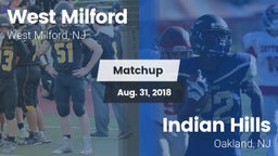 Matchup: West Milford High vs. Indian Hills  2018