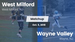 Matchup: West Milford High vs. Wayne Valley  2018