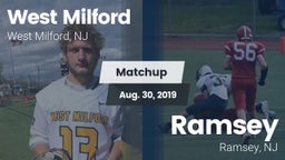 Matchup: West Milford High vs. Ramsey  2019