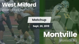 Matchup: West Milford High vs. Montville  2019