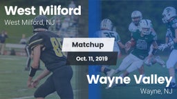 Matchup: West Milford High vs. Wayne Valley  2019