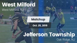 Matchup: West Milford High vs. Jefferson Township  2019