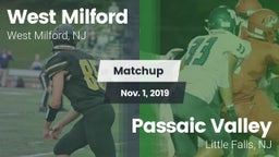 Matchup: West Milford High vs. Passaic Valley  2019