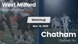 Matchup: West Milford High vs. Chatham  2020