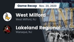 Recap: West Milford  vs. Lakeland Regional  2020