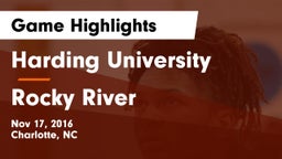 Harding University  vs Rocky River  Game Highlights - Nov 17, 2016