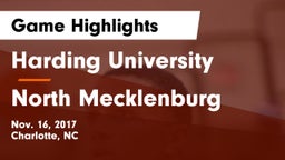 Harding University  vs North Mecklenburg  Game Highlights - Nov. 16, 2017