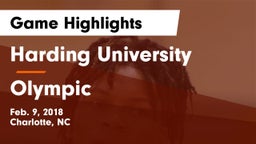 Harding University  vs Olympic Game Highlights - Feb. 9, 2018