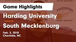 Harding University  vs South Mecklenburg  Game Highlights - Feb. 3, 2018