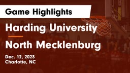 Harding University  vs North Mecklenburg  Game Highlights - Dec. 12, 2023
