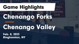 Chenango Forks  vs Chenango Valley  Game Highlights - Feb. 8, 2023