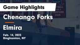 Chenango Forks  vs Elmira  Game Highlights - Feb. 14, 2023