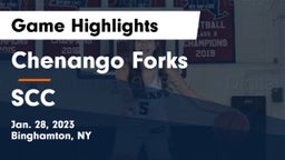 Chenango Forks  vs SCC Game Highlights - Jan. 28, 2023