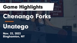Chenango Forks  vs Unatego  Game Highlights - Nov. 22, 2022