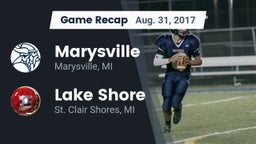 Recap: Marysville  vs. Lake Shore  2017