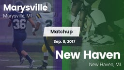 Matchup: Marysville High vs. New Haven  2017