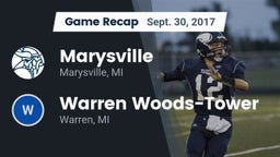 Recap: Marysville  vs. Warren Woods-Tower  2017