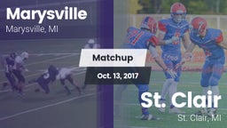Matchup: Marysville High vs. St. Clair  2017