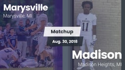 Matchup: Marysville High vs. Madison 2018