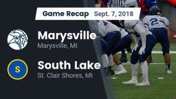 Recap: Marysville  vs. South Lake  2018
