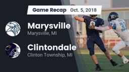 Recap: Marysville  vs. Clintondale  2018