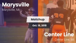 Matchup: Marysville High vs. Center Line  2018