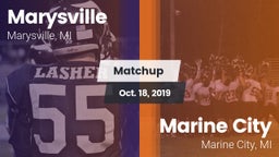 Matchup: Marysville High vs. Marine City  2019