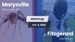 Matchup: Marysville High vs. Fitzgerald  2020