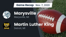 Recap: Marysville  vs. Martin Luther King  2020