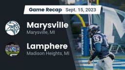 Recap: Marysville  vs. Lamphere  2023