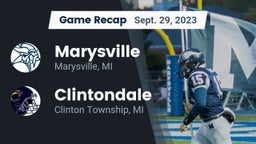 Recap: Marysville  vs. Clintondale  2023