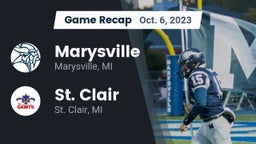 Recap: Marysville  vs. St. Clair  2023