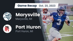 Recap: Marysville  vs. Port Huron  2023