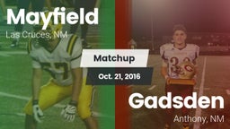 Matchup: Mayfield  vs. Gadsden  2016