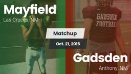 Matchup: Mayfield  vs. Gadsden  2016