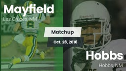 Matchup: Mayfield  vs. Hobbs  2016