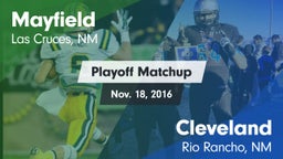 Matchup: Mayfield  vs. Cleveland  2016