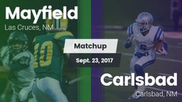 Matchup: Mayfield  vs. Carlsbad  2017